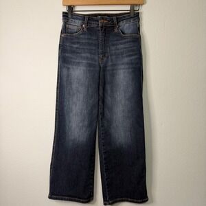 Judy Blue - Wide Leg Crop Jeans Medium-Dark Wash Size 3/26